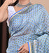 Blue Buti Print Chanderi Silk Saree (CHSAR17)